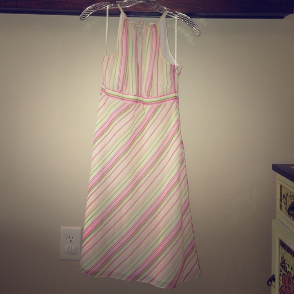 Cute striped dress. By Loft.
