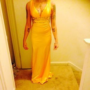 Custom made evening gown