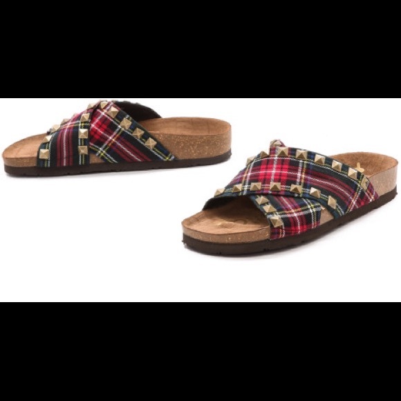 Sam Edelman Arina Plaid Sandals