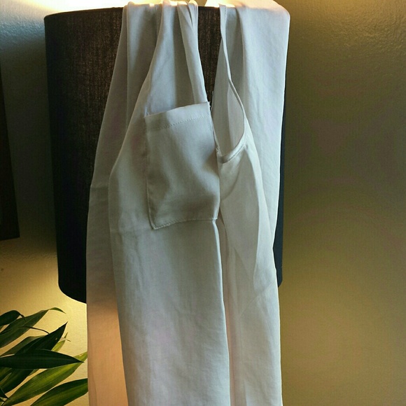 RESERVED Champagne Silky Racerback - Picture 4 of 4