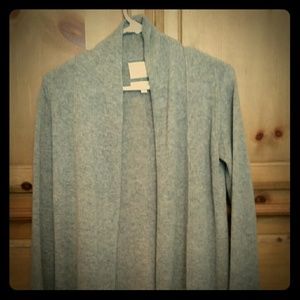 Cynthia Rowley long cashmere open cardigan