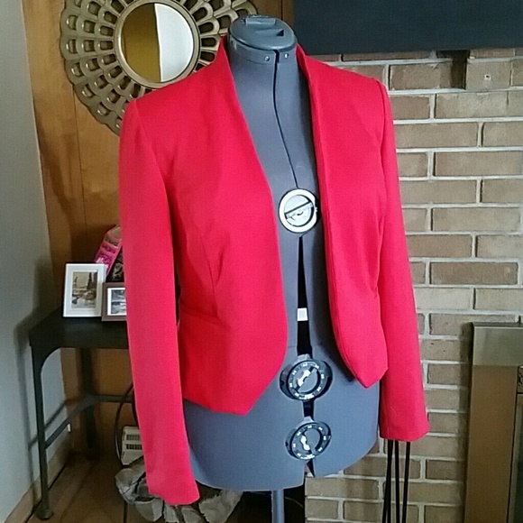 Red Ponte Blazer