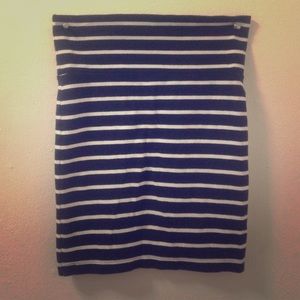 Striped Bodycon Skirt