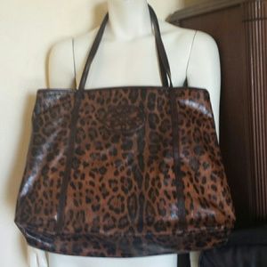 Chico's xlarge leopard-print tote