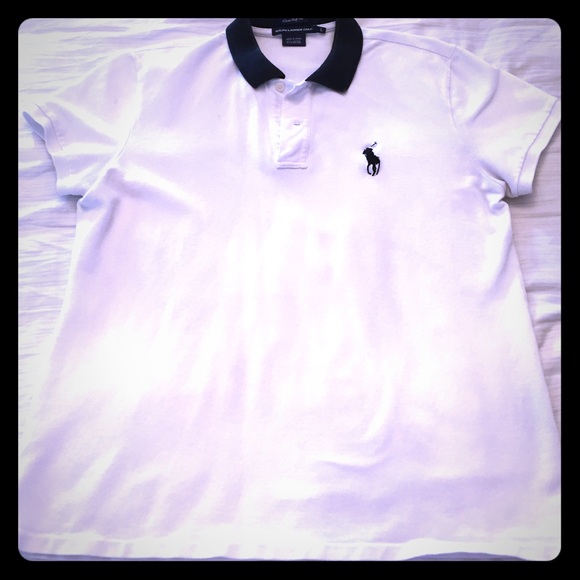 white womens polo