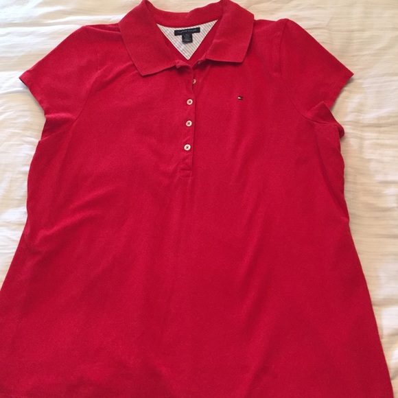 red poloshirt