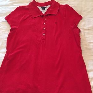 red poloshirt