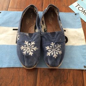 TOMS Snowflake Navy