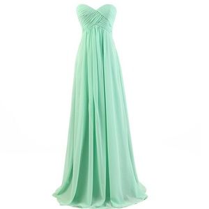 Mint bridesmaid or prom dress size 4