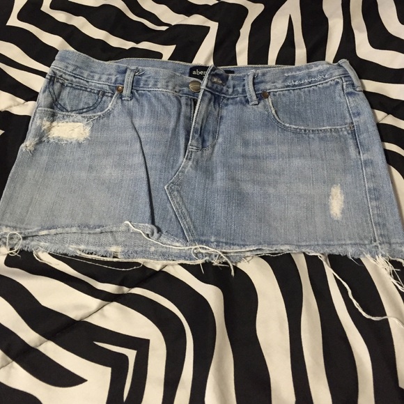 Abercrombie jean skirt