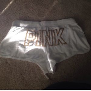 VS PINK sequin shorts