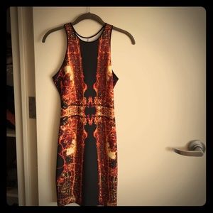 Clover Canyon Dubai at night dress