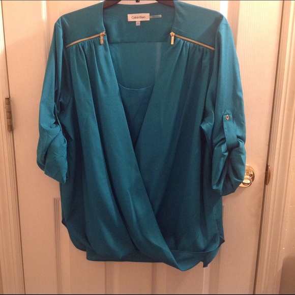 Calvin Klein criss cross shirt **Never worn**