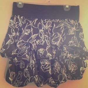 SOLD Silky black skirt