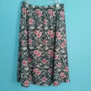 Free Peopl vintage 50's floral skirt