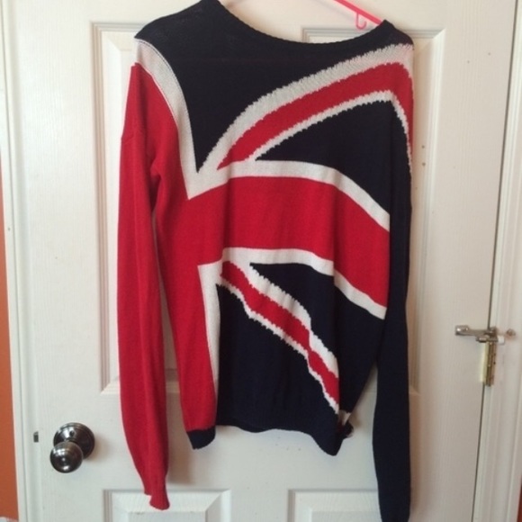 Union Jack Brandy Melville Sweater - Picture 4 of 4