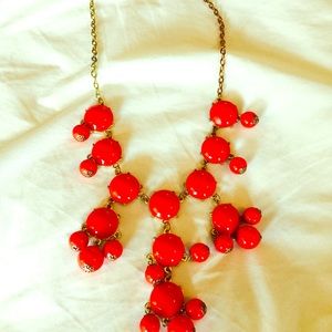 Red bubble necklace