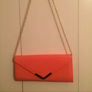 Perfect peach Aldo clutch