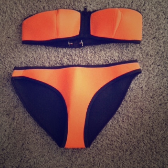 Bandeau triangle swim suit (knock off)