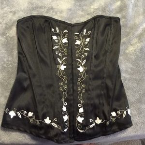Black corset top