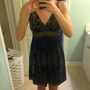 Designer Silk Sequin-embellished Cocktail Dress