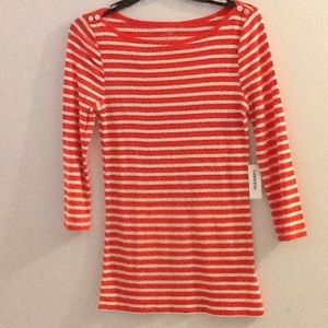 Old Navy boat neck shirt