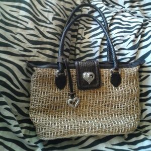 Brighton  straw woven handbag