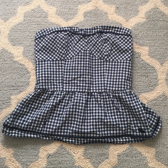 Abercrombie and Fitch strapless top