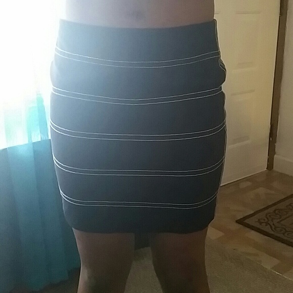Black pencil skirt