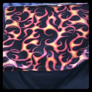 Hot Topic Flamed Tube Top