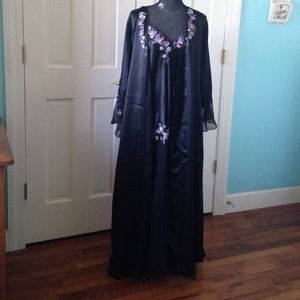 Morgan Taylor long gown and robe
