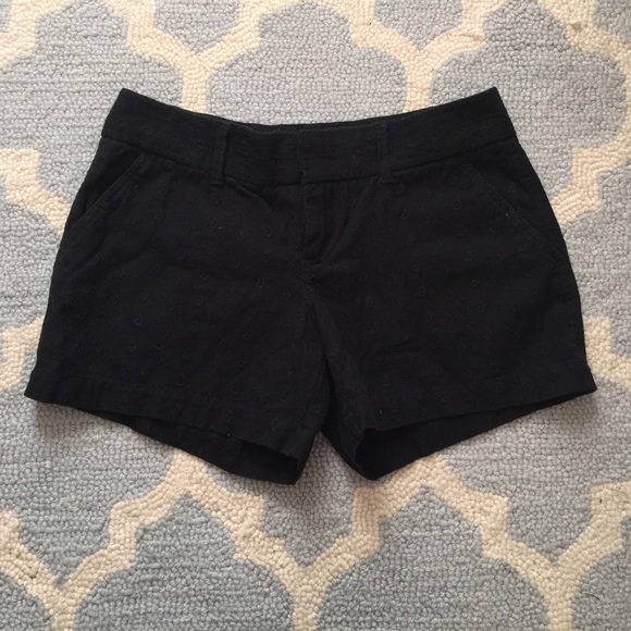 Black printed shorts