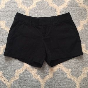 Black printed shorts