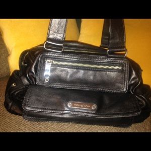 Price Reduced! Black leather Michael Kors purse