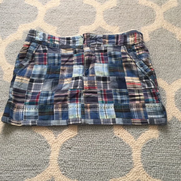 Checkered American eagle skirt