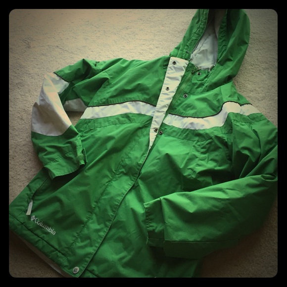 Green Columbia winter jacket