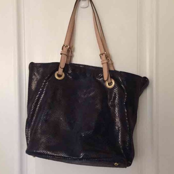 Michael Kors Heather Python jet Set Tote