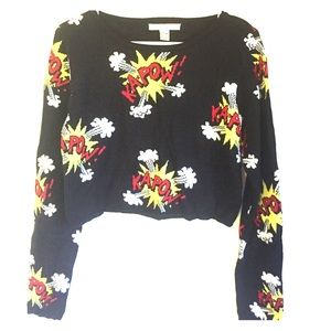 Ka•Pow! Crop Sweater
