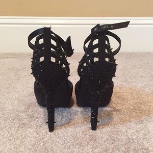 Gianni Bini Shoes - Size 9 Gianni Bini Spiked Black Rhinestone Heels Gianni Bini Shoes - Size 9 Gianni Bini Spiked Black Rhinestone Heels