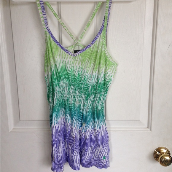 Multi colored tank top