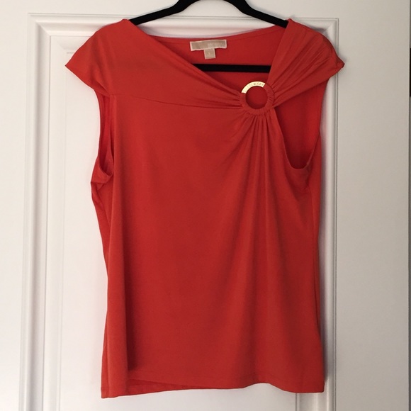 Orange Michael Kors blouse!!