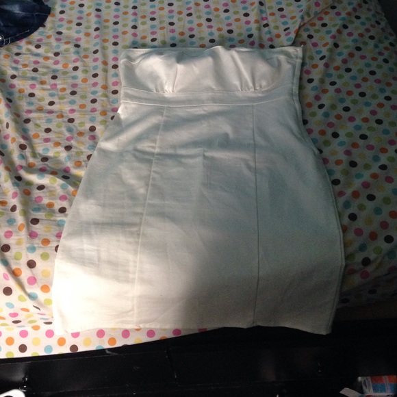 Pretty White H&M Dress Size 14 New