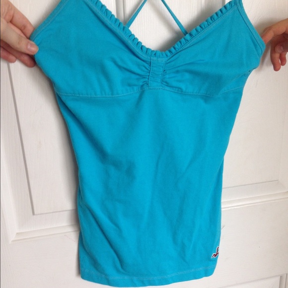Blue Racerback tank top - Picture 1 of 2