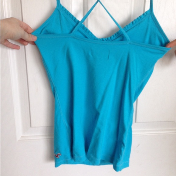 Blue Racerback tank top - Picture 2 of 2
