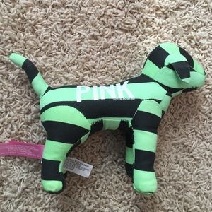 Striped green dog
