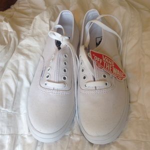 Authentic White Vans