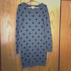 Old Navy Tall Polka Dot Sweater Dress