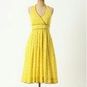 Moulinette Soeurs Lemon print Dress Anthropologie