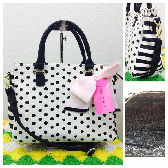 Betsey Johnson Polka Dot Handbag
