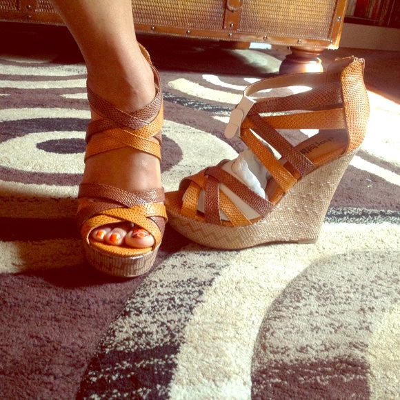Cognac Snake Skin